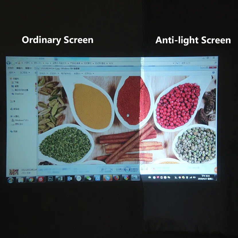 AUN Écran pour Vidéo Projecteur