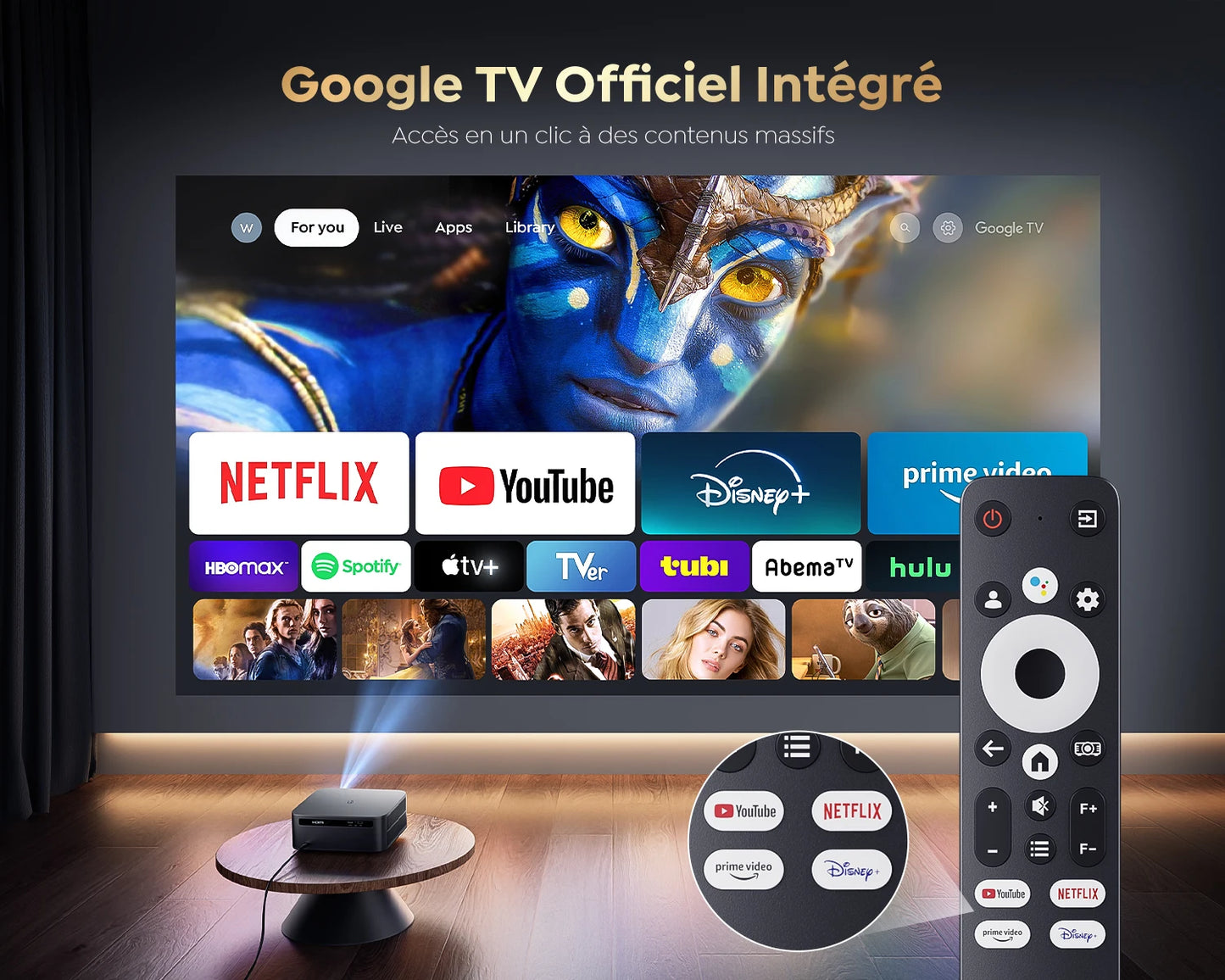 WIMIUS - Vidéo Projecteur 4K - MonVideoProjecteur