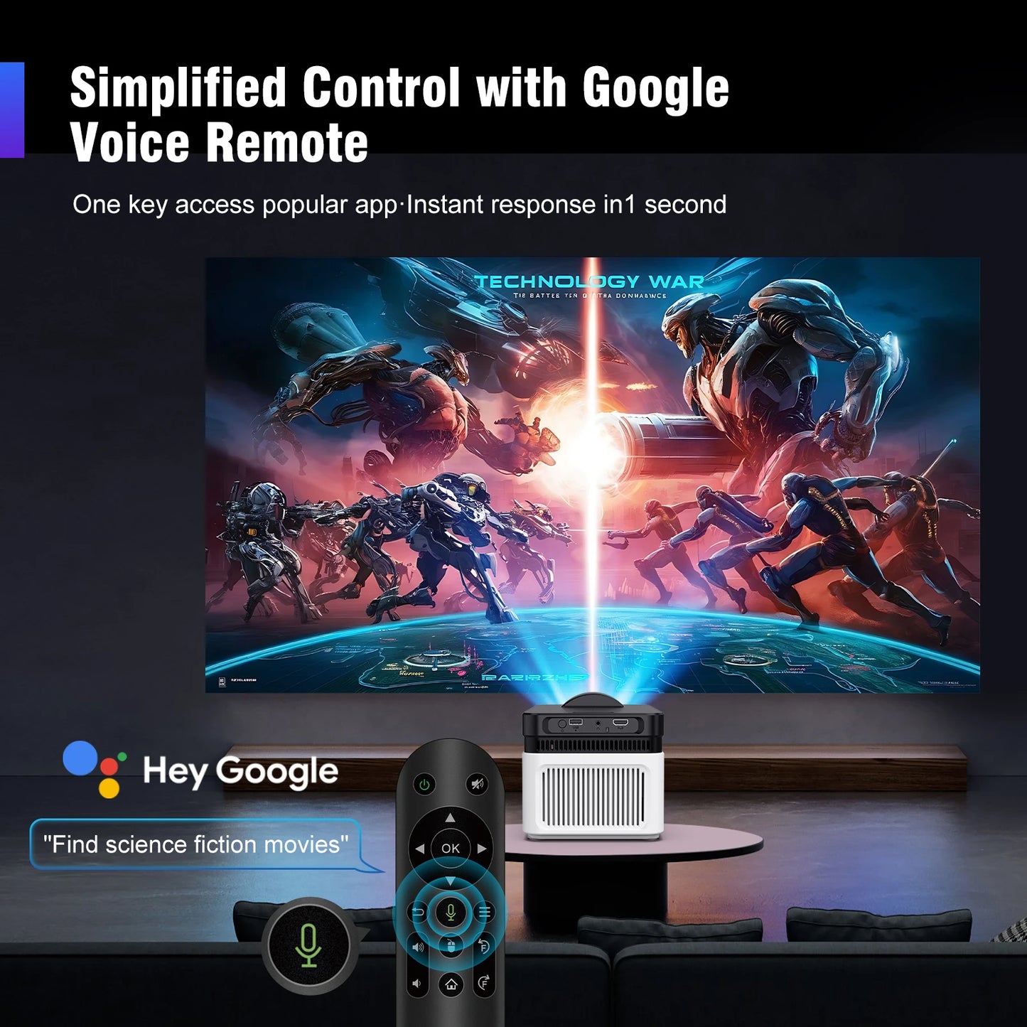 Magcubic HY450 - Vidéo Projecteur 4K - MonVideoProjecteur