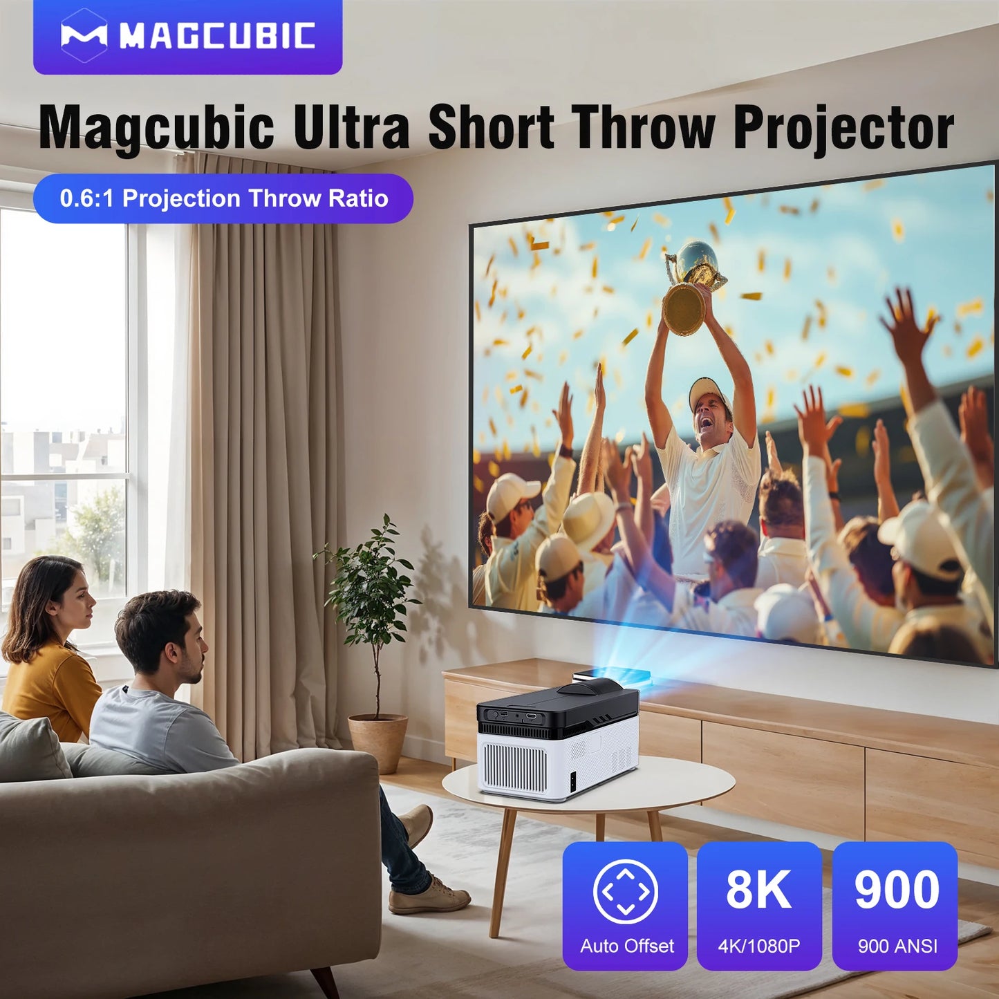 Magcubic HY450 - Vidéo Projecteur 4K - MonVideoProjecteur