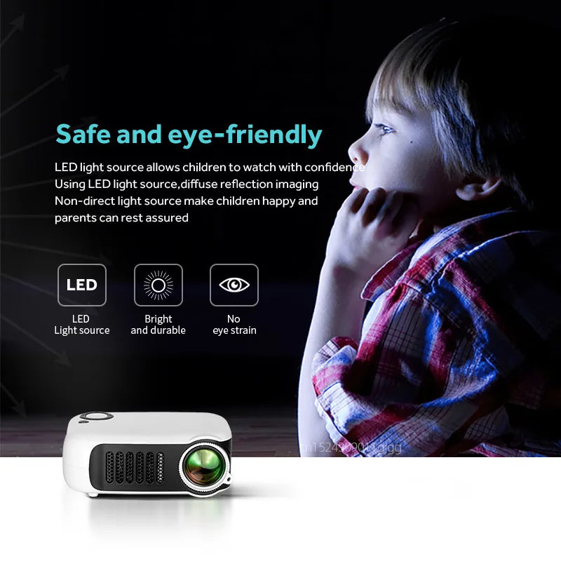 AUN A2000 - Mini Vidéo Projecteur Portable - MonVideoProjecteur