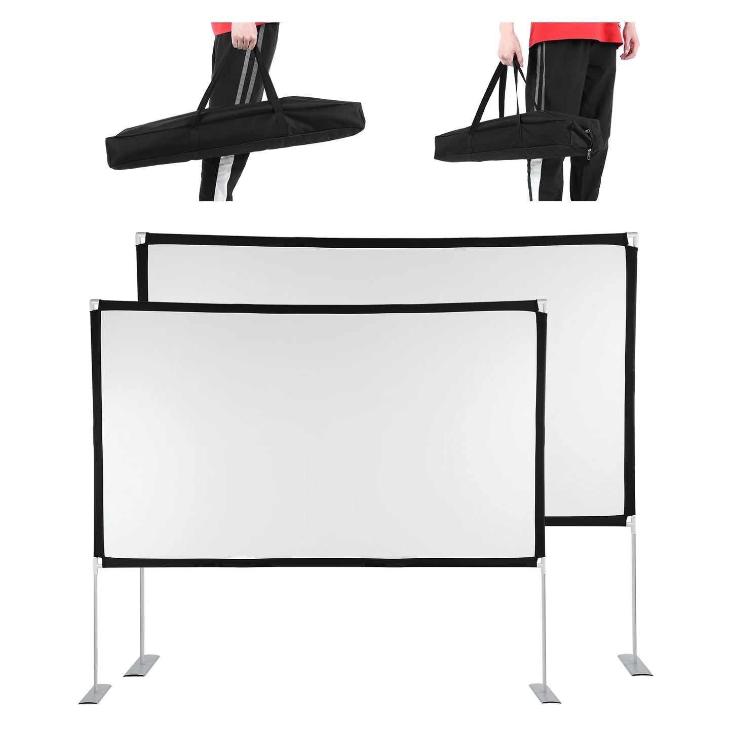 HKCYSEA Écran Pliable pour Vidéo Projecteur