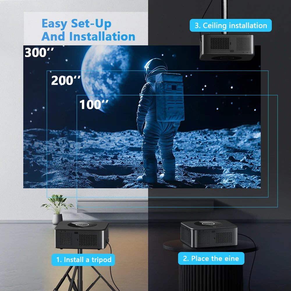 XIWBSY 1000ANSI - Vidéo Projecteur 4K - MonVideoProjecteur