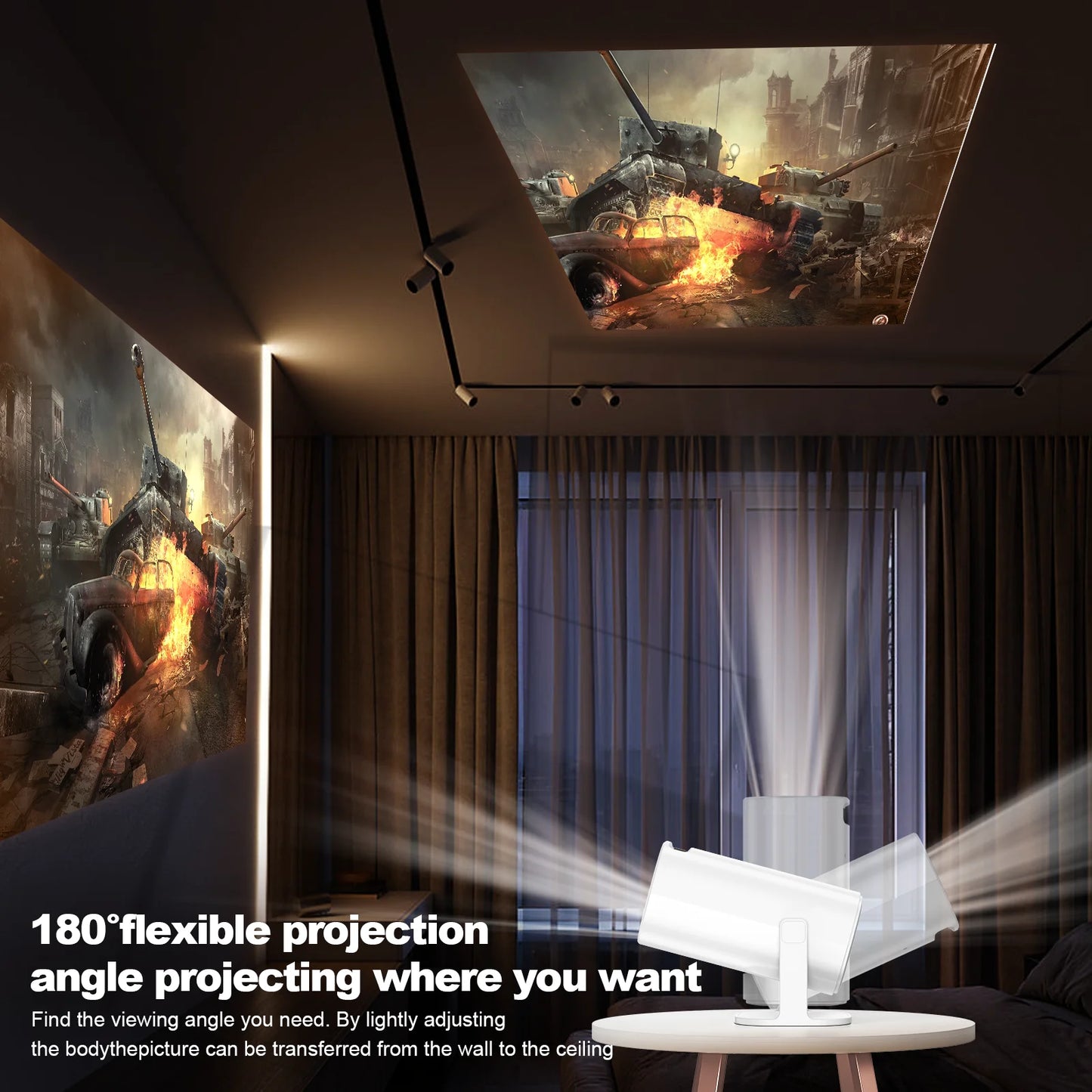 HONGTOP - Vidéo Projecteur 4K - MonVideoProjecteur