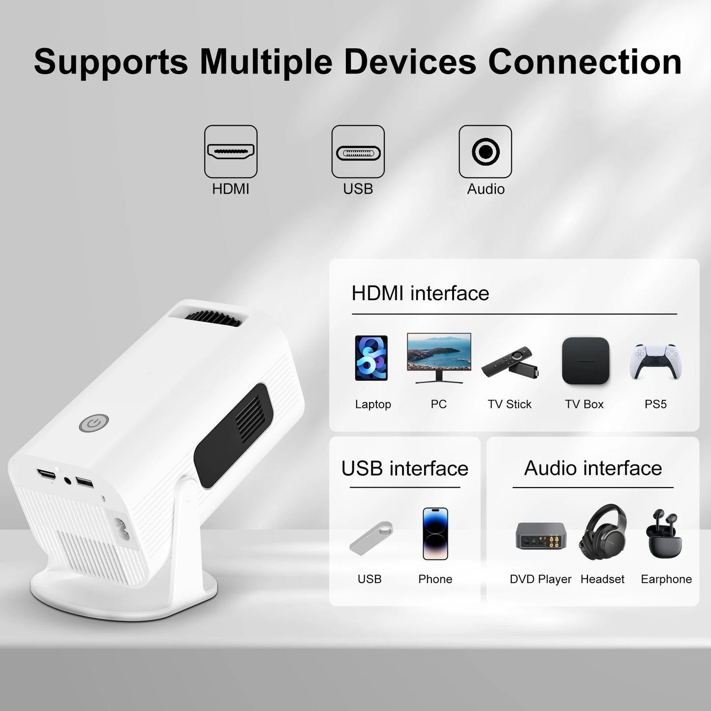 Salange P330 - Vidéo Projecteur 4K - MonVideoProjecteur