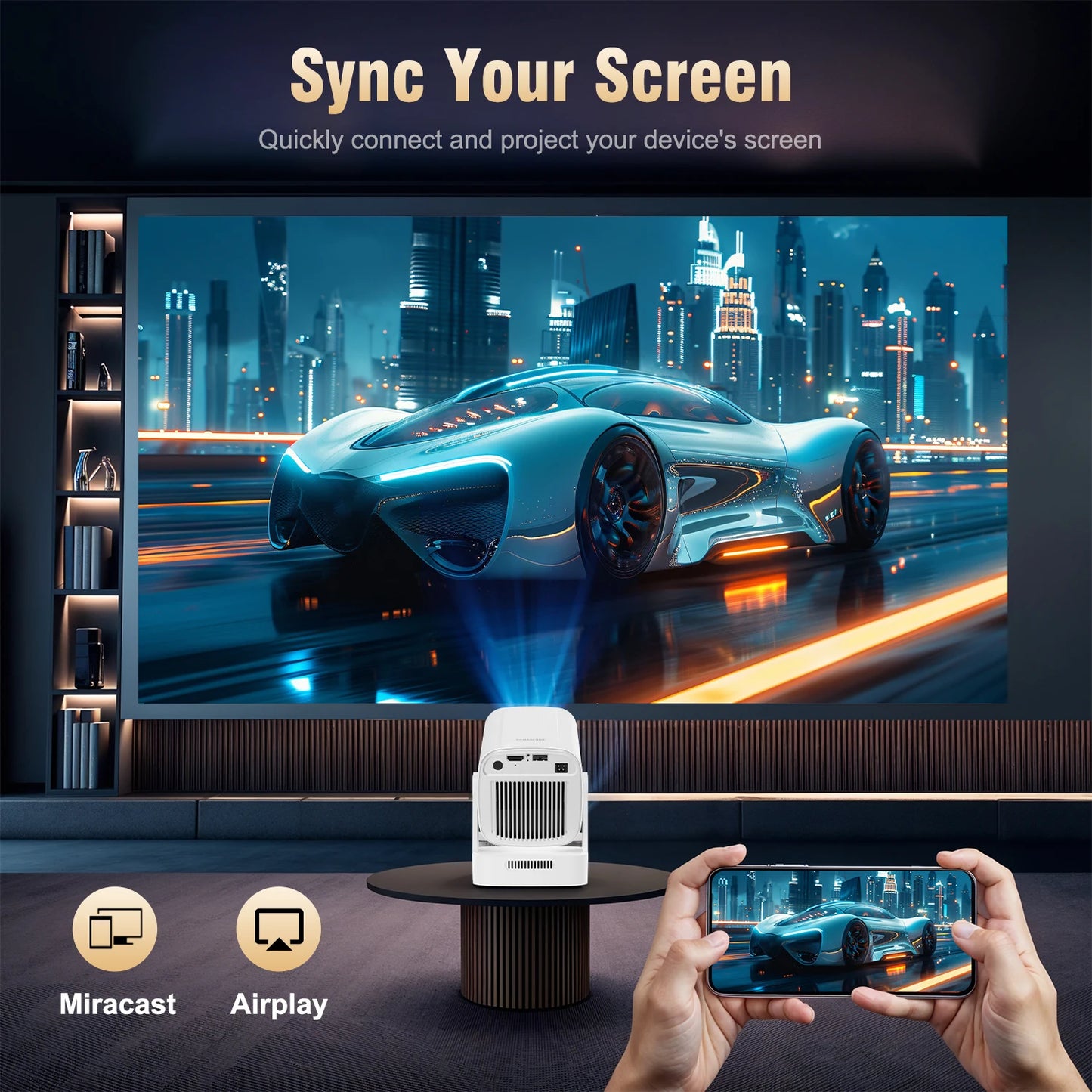 Magcubic HY310 - Vidéo Projecteur 4K - MonVideoProjecteur