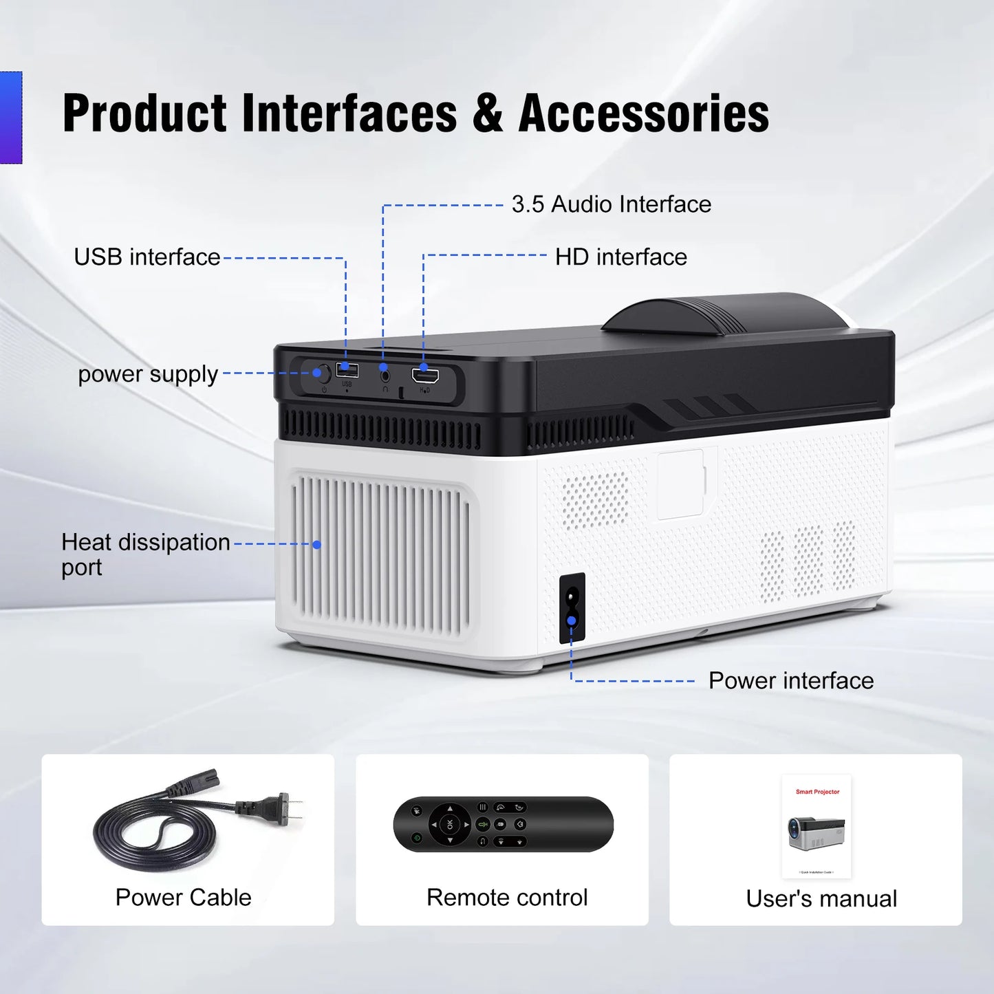 Magcubic HY450 - Vidéo Projecteur 4K - MonVideoProjecteur