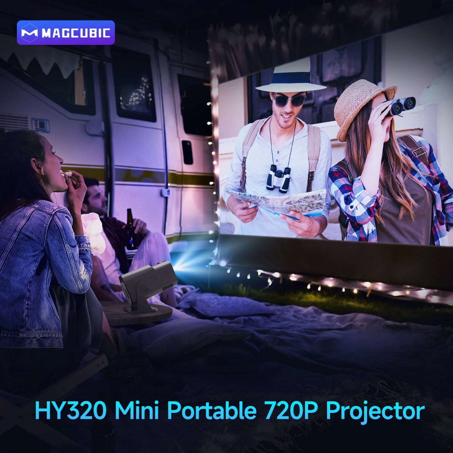 Magcubic HY320 - Vidéo Projecteur 4K - MonVideoProjecteur