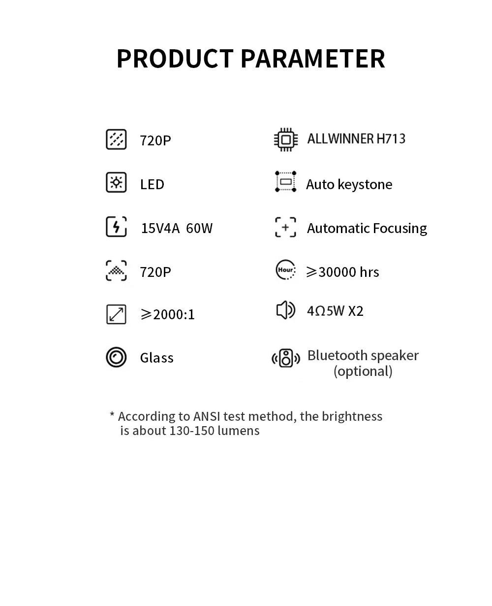 Salange K2 - Vidéo Projecteur 4K - MonVideoProjecteur