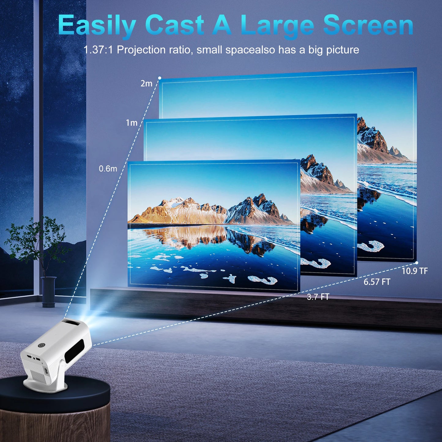 Salange P330 - Vidéo Projecteur 4K - MonVideoProjecteur