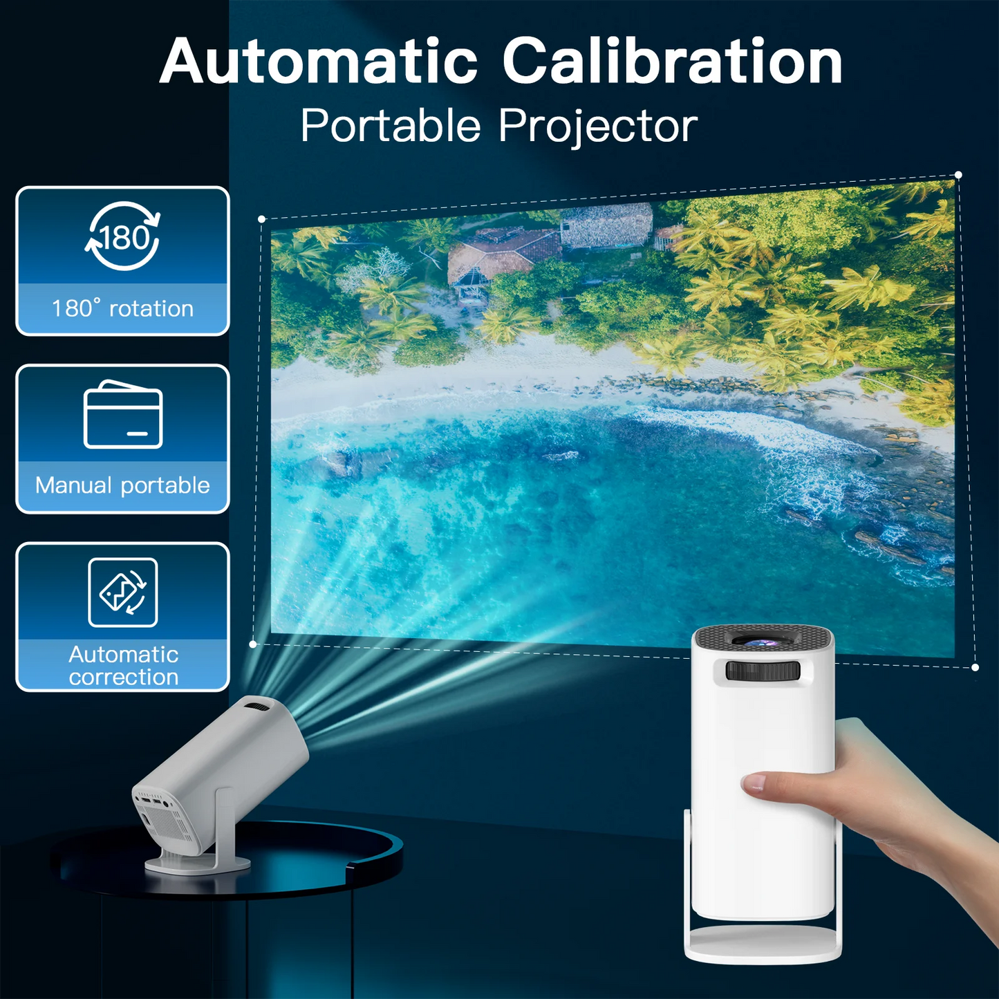 HONGTOP - Vidéo Projecteur 4K - MonVideoProjecteur