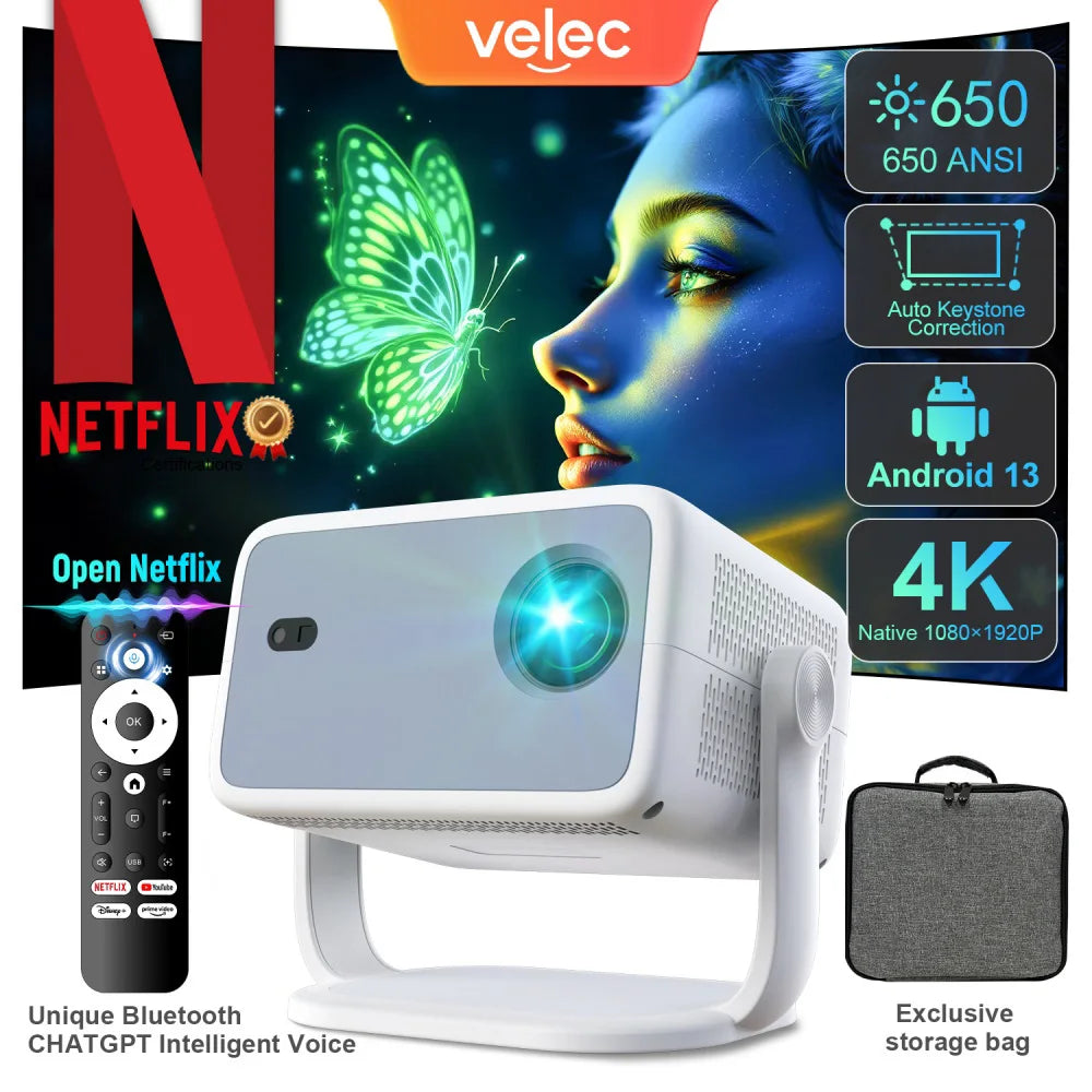Velec - Vidéo Projecteur 4K - MonVideoProjecteur