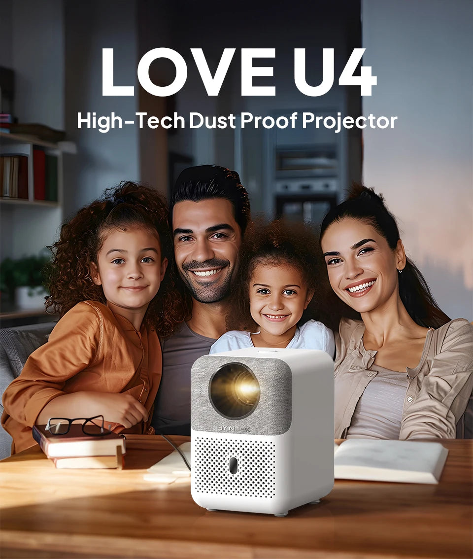 BYINTEK LOVE U4 - Vidéo Projecteur 4K - MonVideoProjecteur