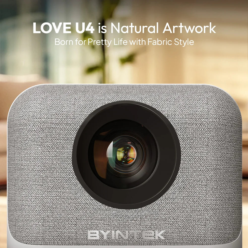 BYINTEK LOVE U4 - Vidéo Projecteur 4K - MonVideoProjecteur