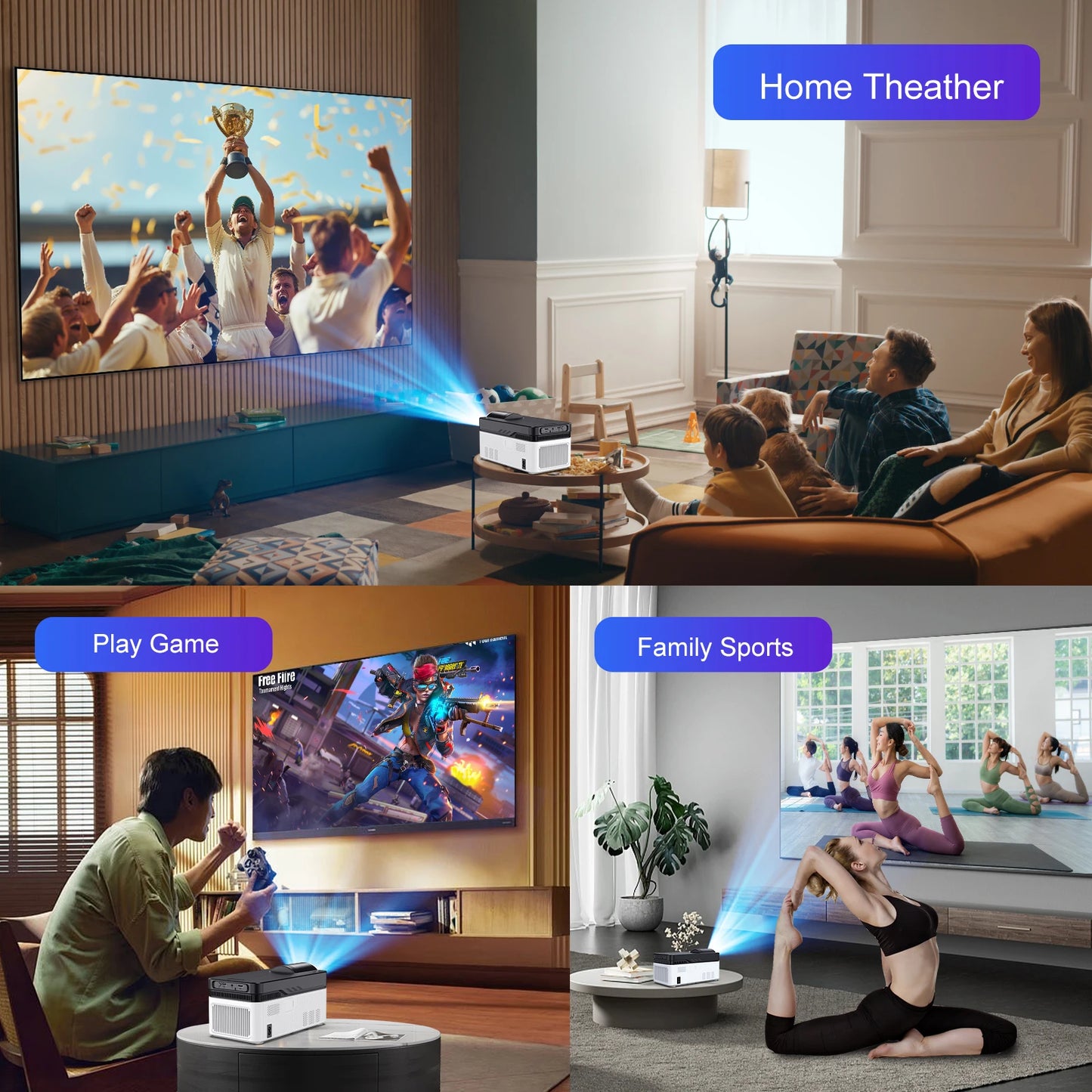 Magcubic HY450 - Vidéo Projecteur 4K - MonVideoProjecteur