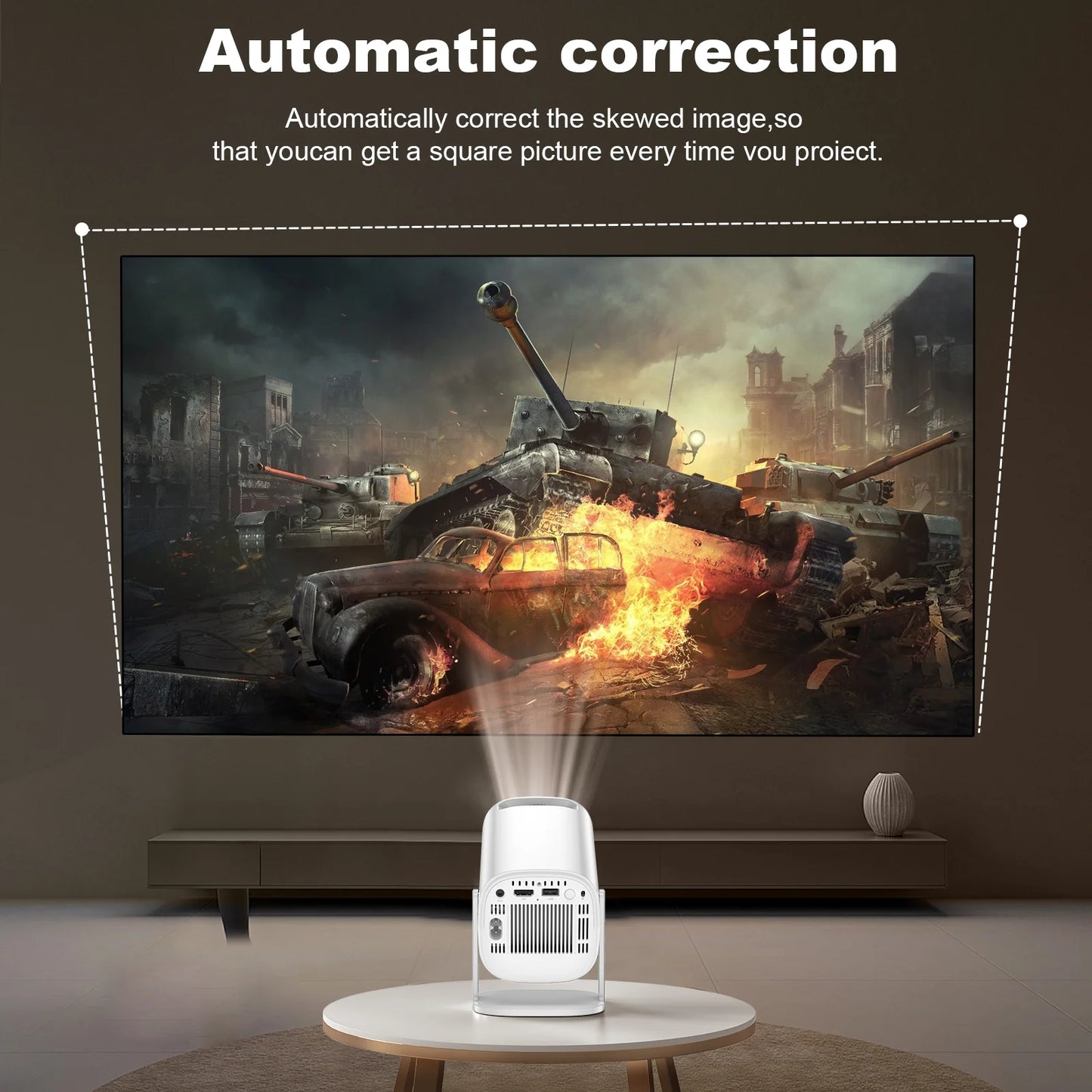 HONGTOP - Vidéo Projecteur 4K - MonVideoProjecteur