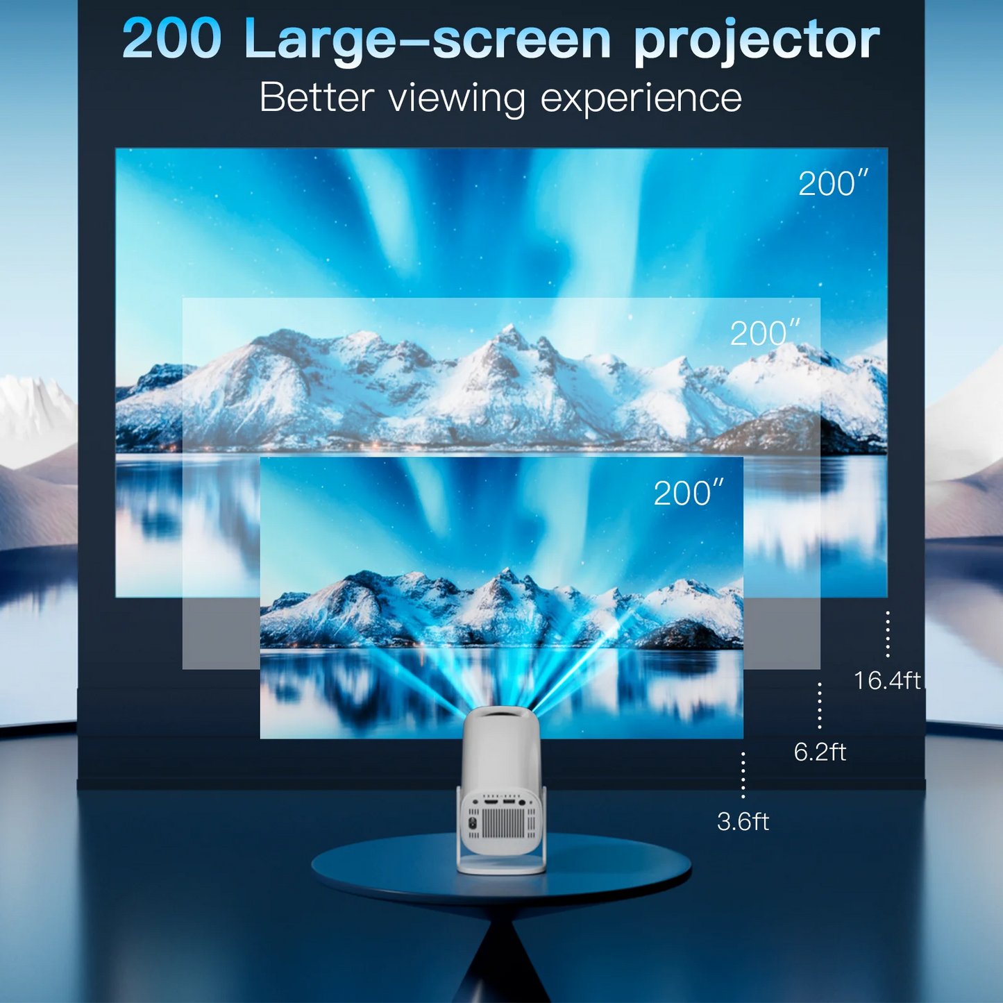 HONGTOP - Vidéo Projecteur 4K - MonVideoProjecteur