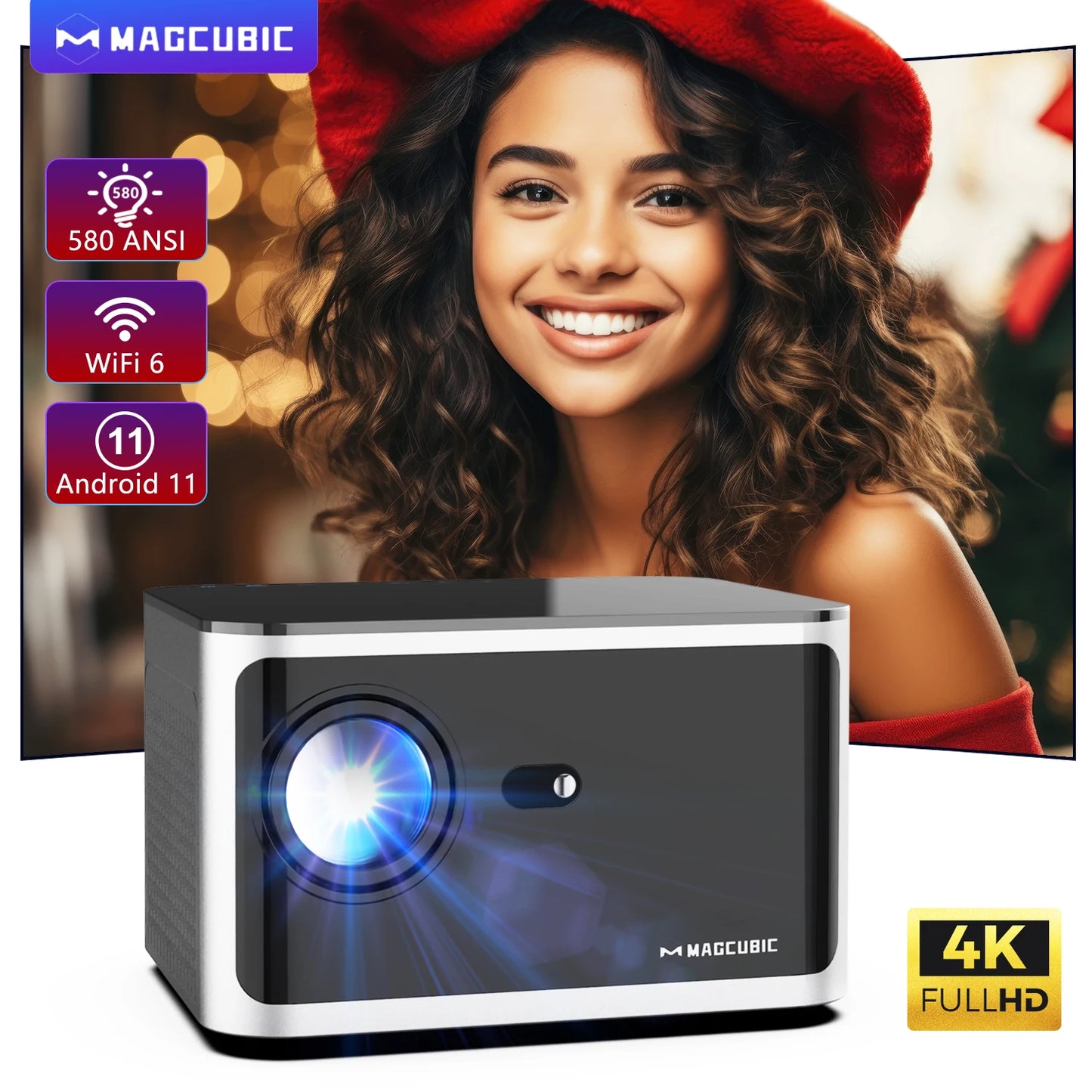 Magcubic HY350 Pro - Vidéo Projecteur 4K - MonVideoProjecteur