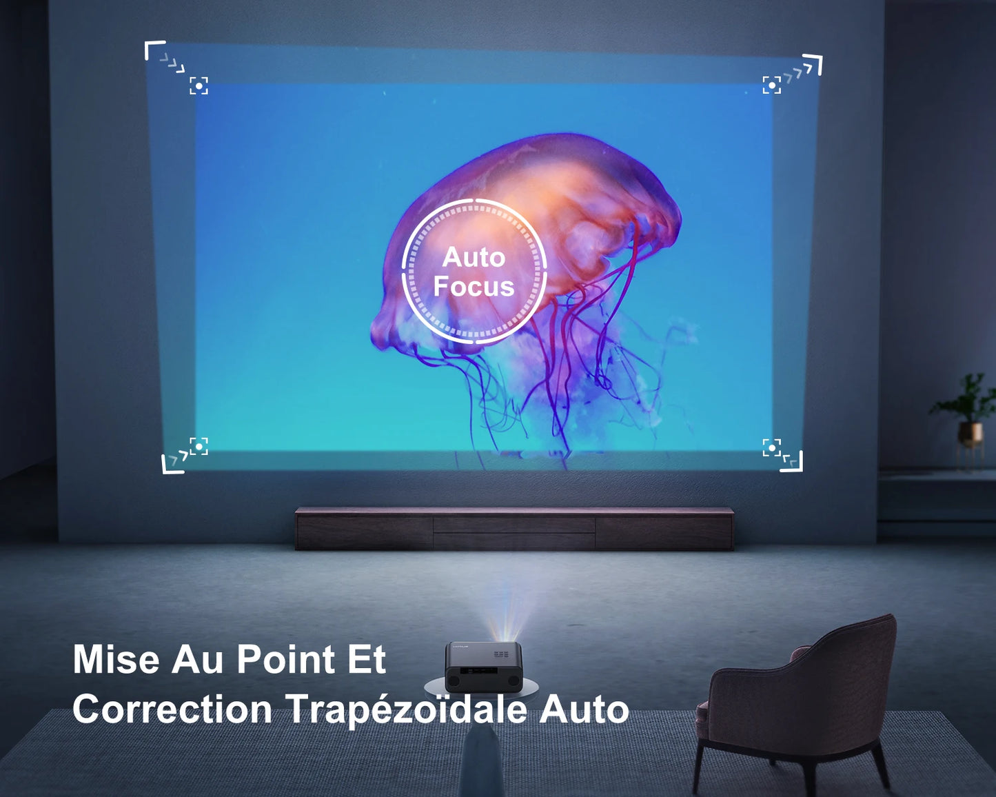 WIMIUS Auto Focus - Vidéo Projecteur 4K - MonVideoProjecteur