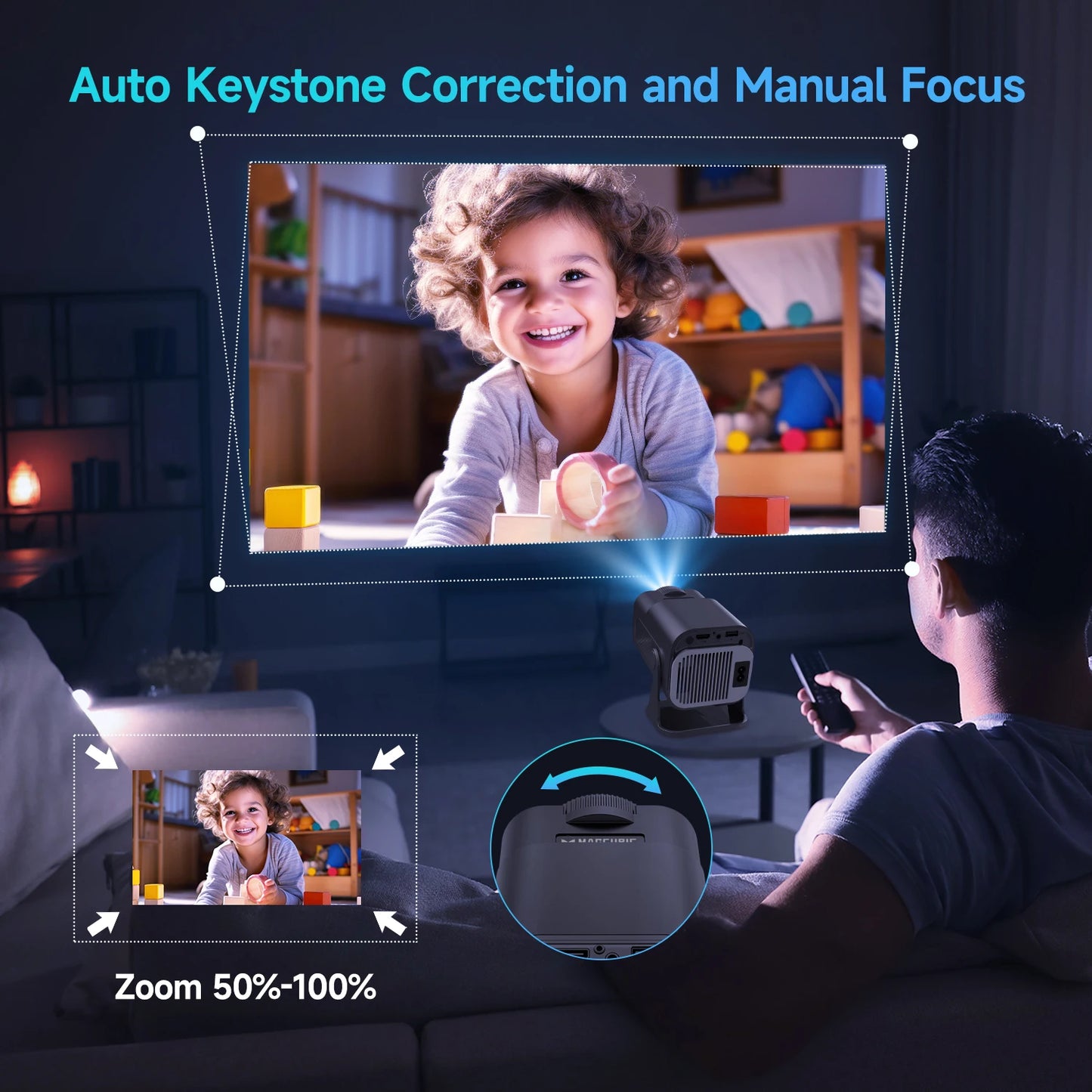 Magcubic HY320 - Vidéo Projecteur 4K - MonVideoProjecteur