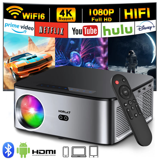 HORLAT 26000 Lumens - Vidéo Projecteur 4K - MonVideoProjecteur