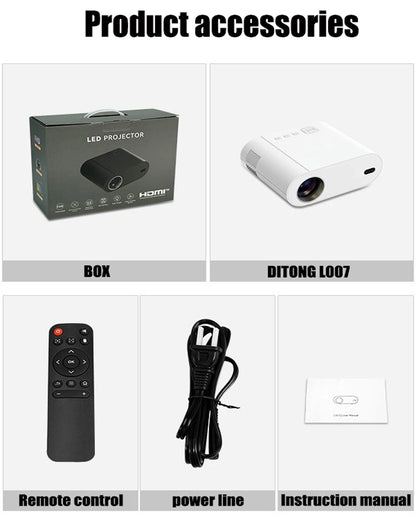 Ditong L007 - Vidéo Projecteur 4K - MonVideoProjecteur
