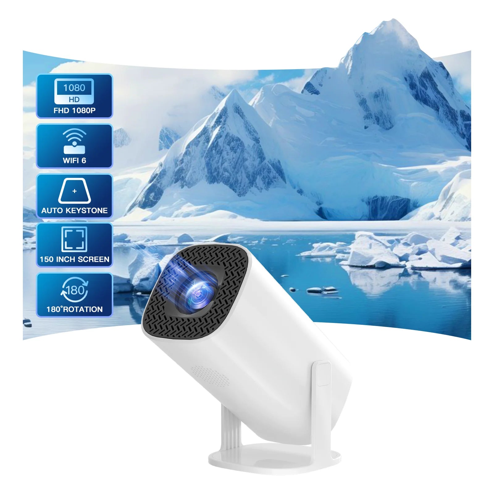HONGTOP - Vidéo Projecteur 4K - MonVideoProjecteur