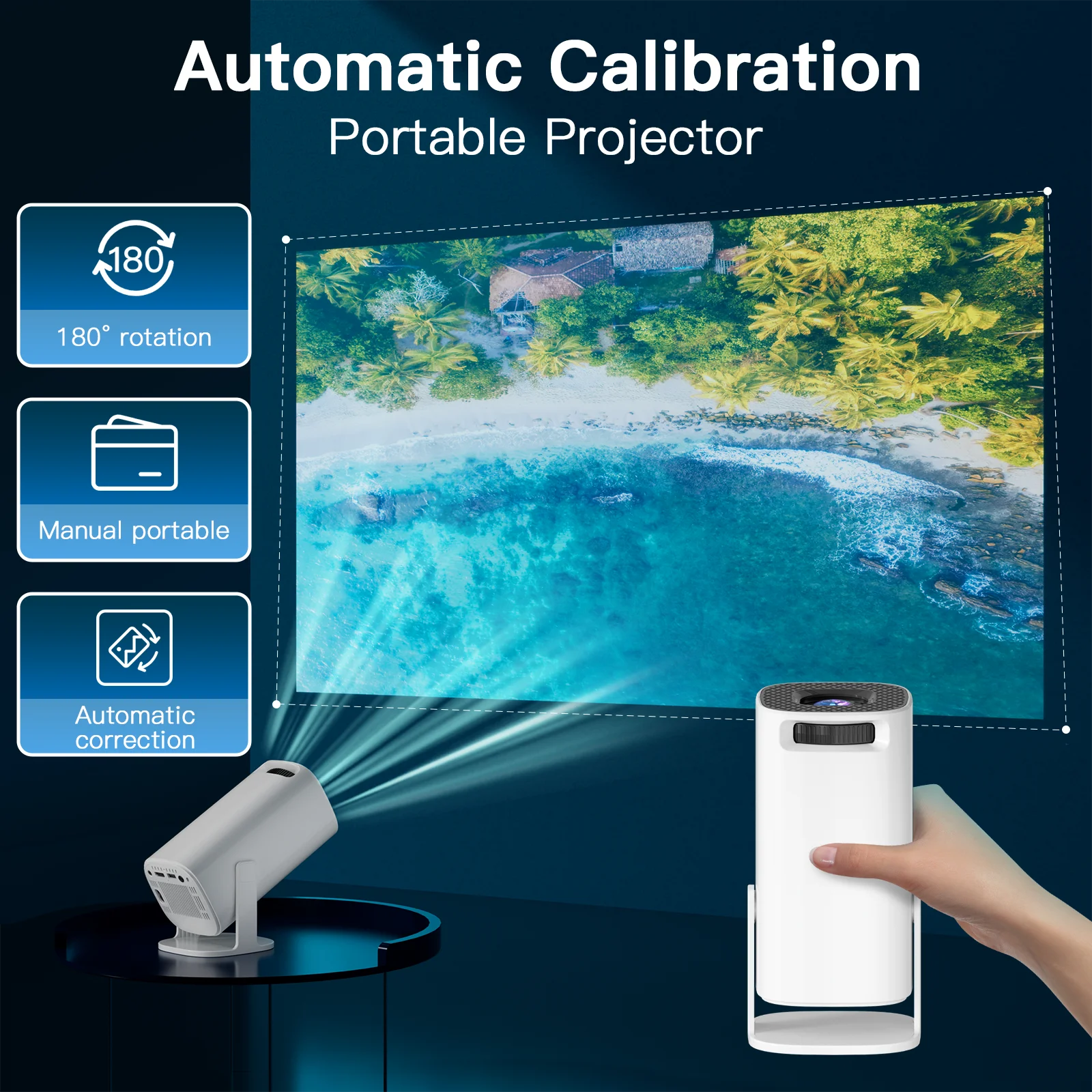 HONGTOP - Vidéo Projecteur 4K - MonVideoProjecteur