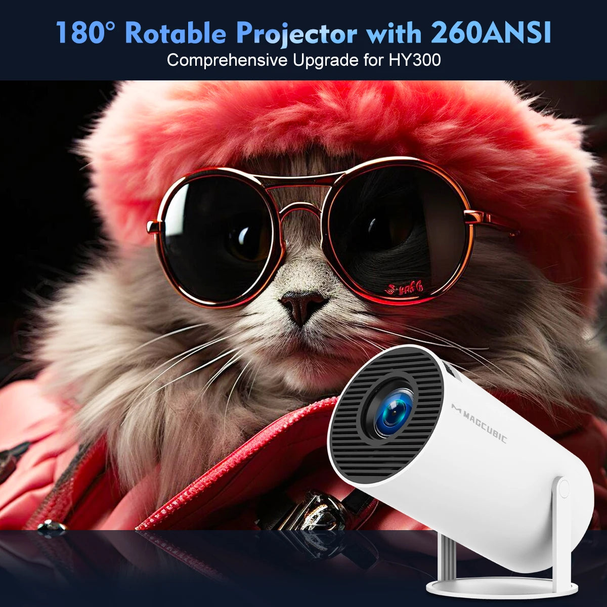 Magcubic HY300 Pro - Vidéo Projecteur Portable - MonVideoProjecteur