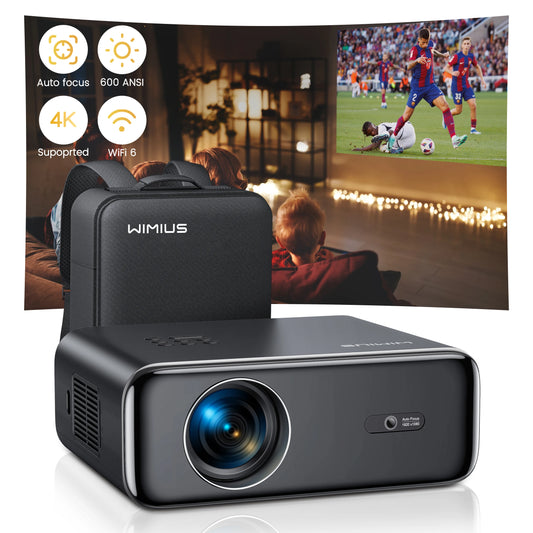 WIMIUS Auto Focus - Vidéo Projecteur 4K - MonVideoProjecteur