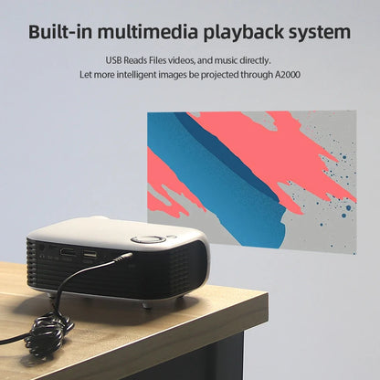 AUN A2000 - Mini Vidéo Projecteur Portable - MonVideoProjecteur