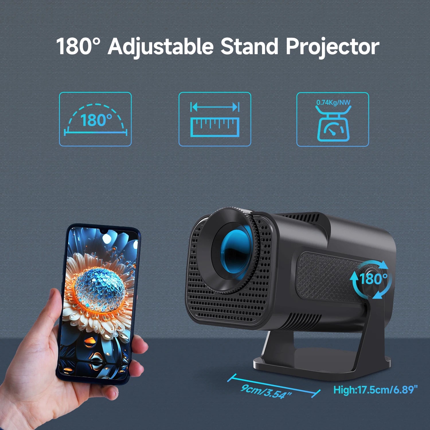 Magcubic HY320 - Vidéo Projecteur 4K - MonVideoProjecteur
