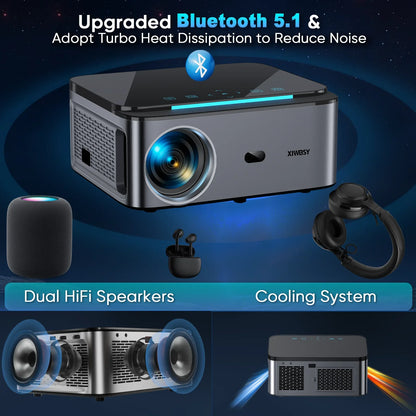 XIWBSY 2025 T07 - Vidéo Projecteur 4K - MonVideoProjecteur