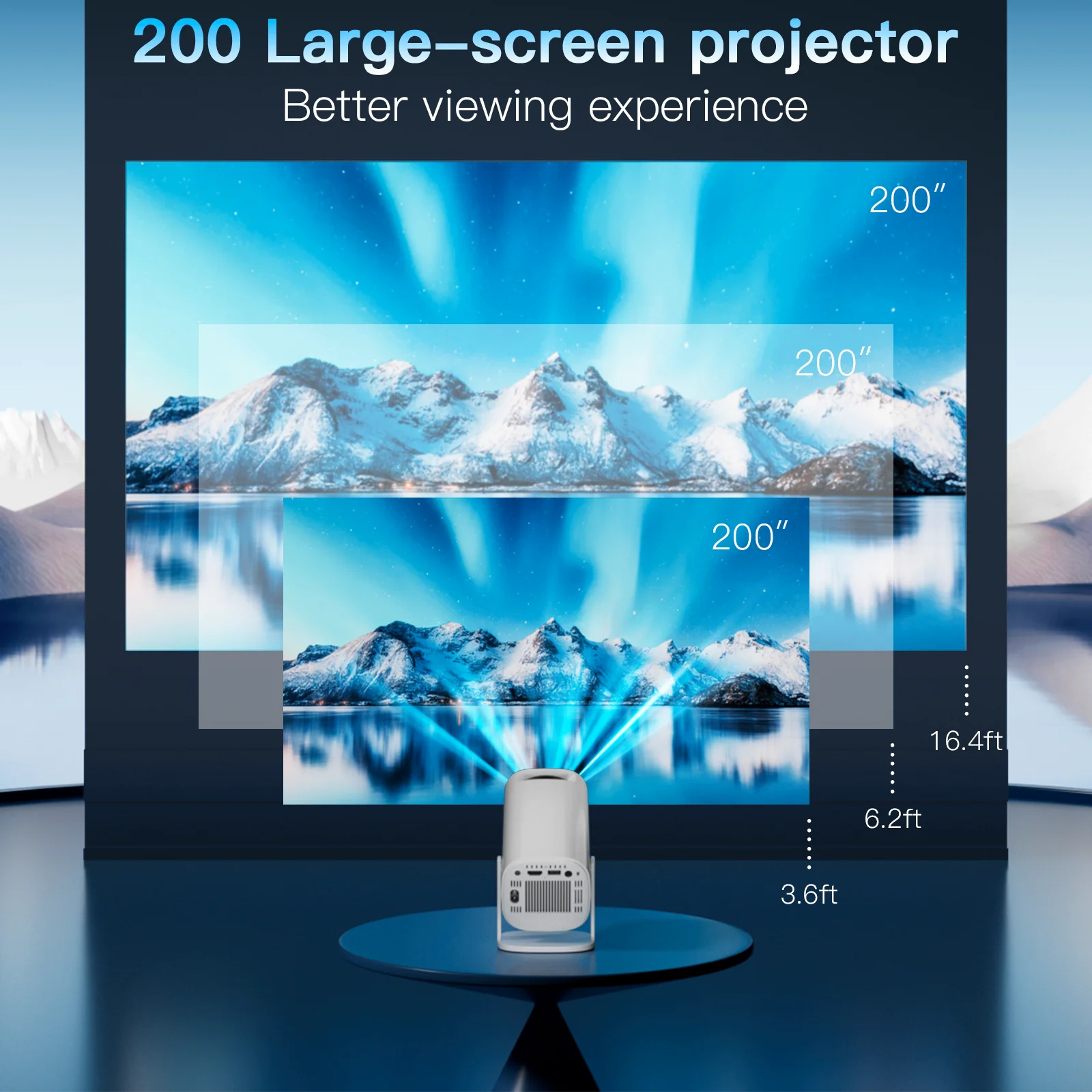 HONGTOP - Vidéo Projecteur 4K - MonVideoProjecteur