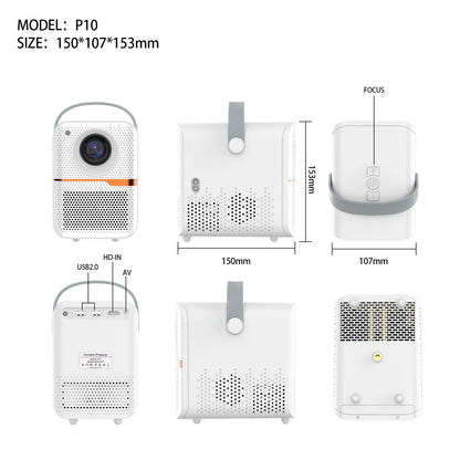 HONGTOP - Vidéo Projecteur Portable - MonVideoProjecteur